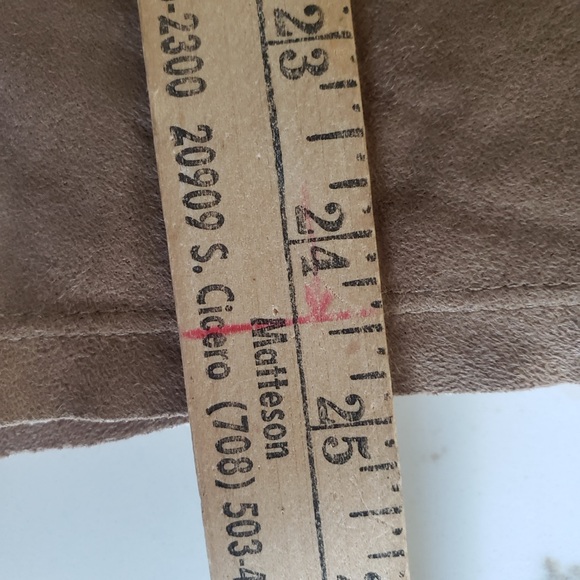 Caslon Vest Womens M Brown Sherpa Vegan Suede Open Front - Picture 6 of 6